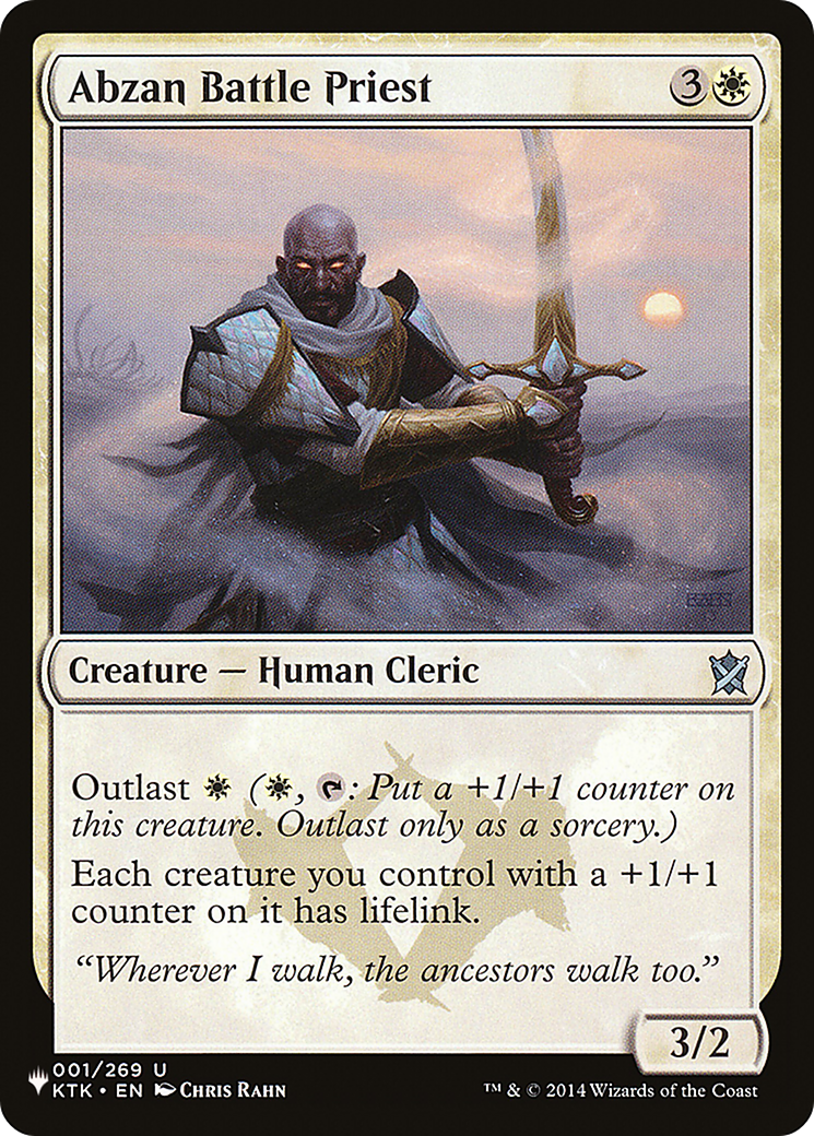 Abzan Battle Priest [The List Reprints] | GrognardGamesBatavia