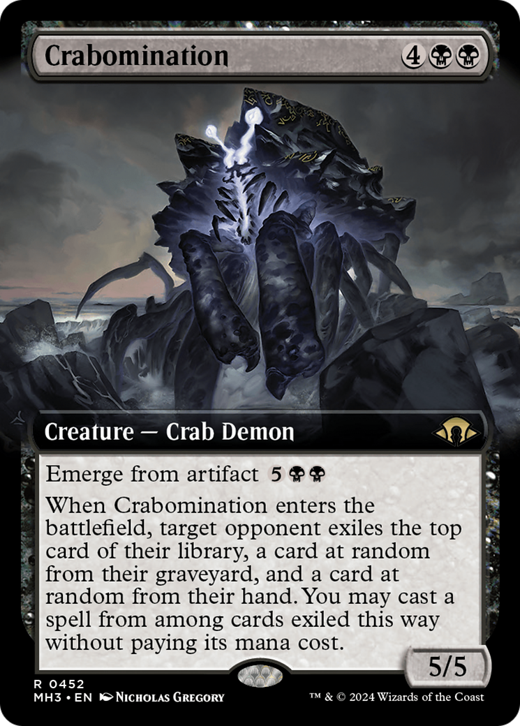 Crabomination (Extended Art) [Modern Horizons 3] | GrognardGamesBatavia