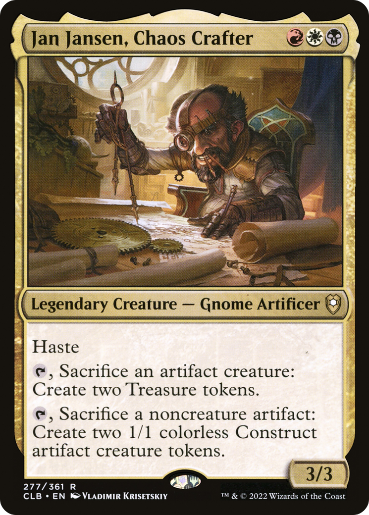 Jan Jansen, Chaos Crafter [Commander Legends: Battle for Baldur's Gate] | GrognardGamesBatavia
