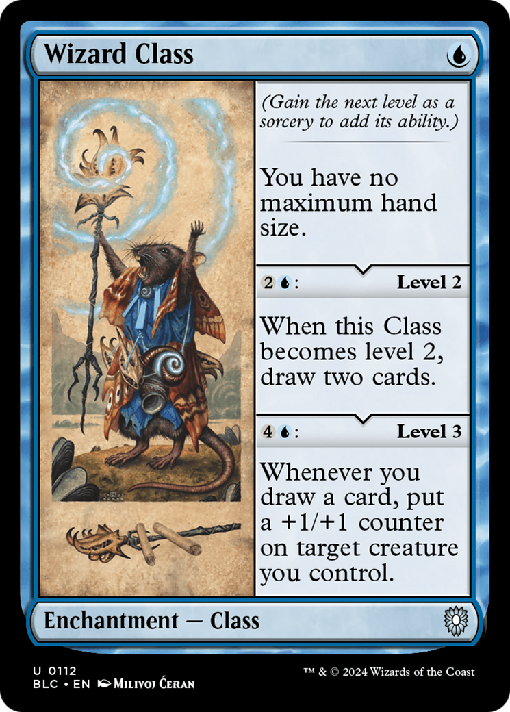 Wizard Class [Bloomburrow Commander] | GrognardGamesBatavia