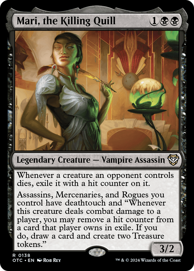 Mari, the Killing Quill [Outlaws of Thunder Junction Commander] | GrognardGamesBatavia
