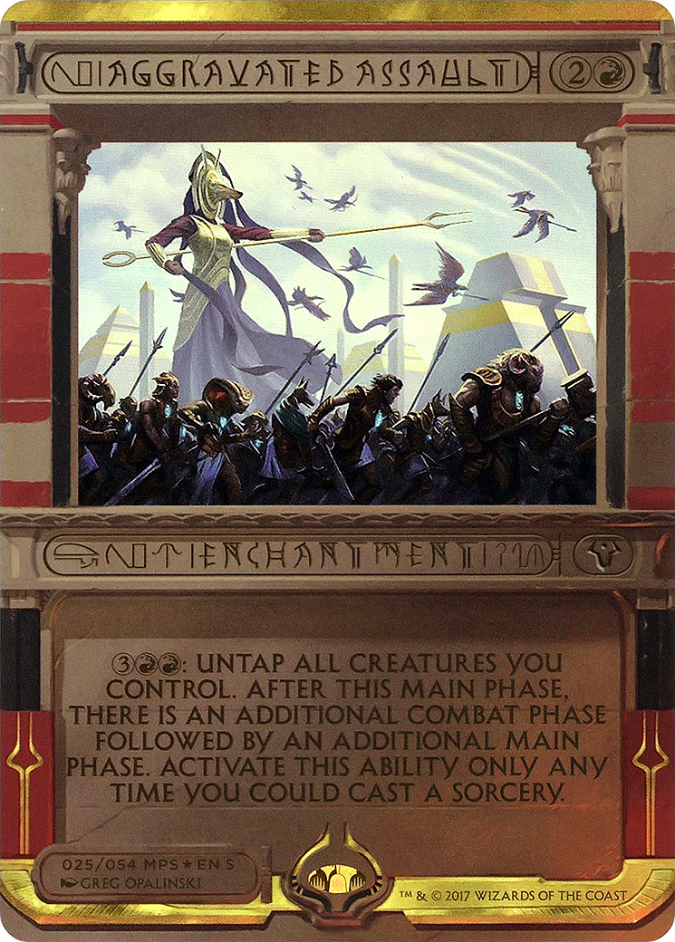 Aggravated Assault (Invocation) [Amonkhet Invocations] | GrognardGamesBatavia