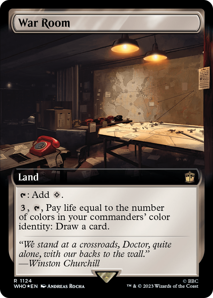 War Room (Extended Art) (Surge Foil) [Doctor Who] | GrognardGamesBatavia