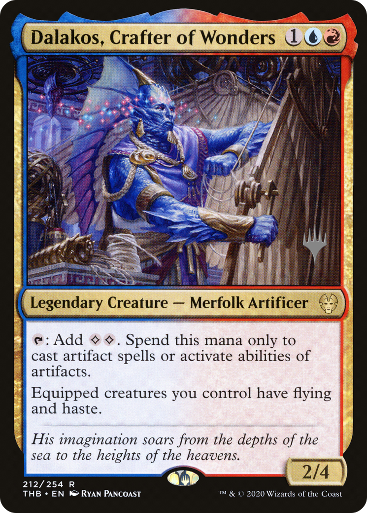 Dalakos, Crafter of Wonders (Promo Pack) [Theros Beyond Death Promos] | GrognardGamesBatavia