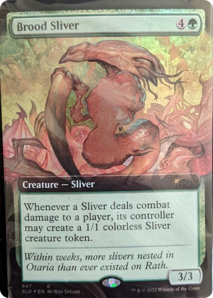 Brood Sliver (Extended Art) [Secret Lair Drop Promos] | GrognardGamesBatavia