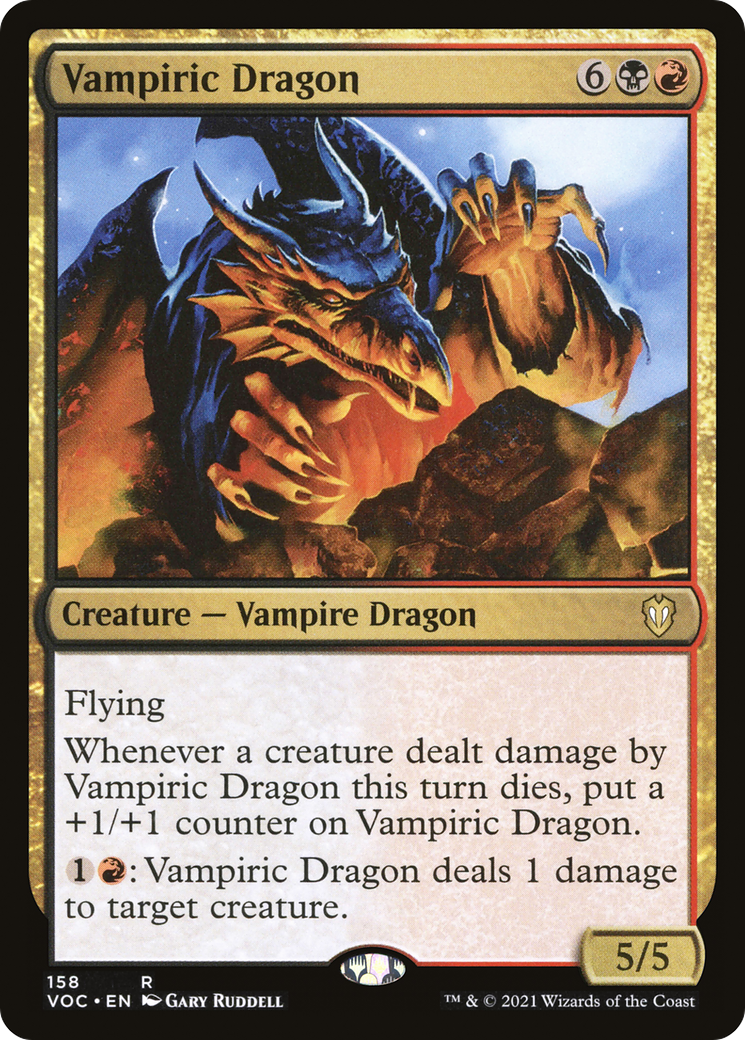 Vampiric Dragon [Innistrad: Crimson Vow Commander] | GrognardGamesBatavia