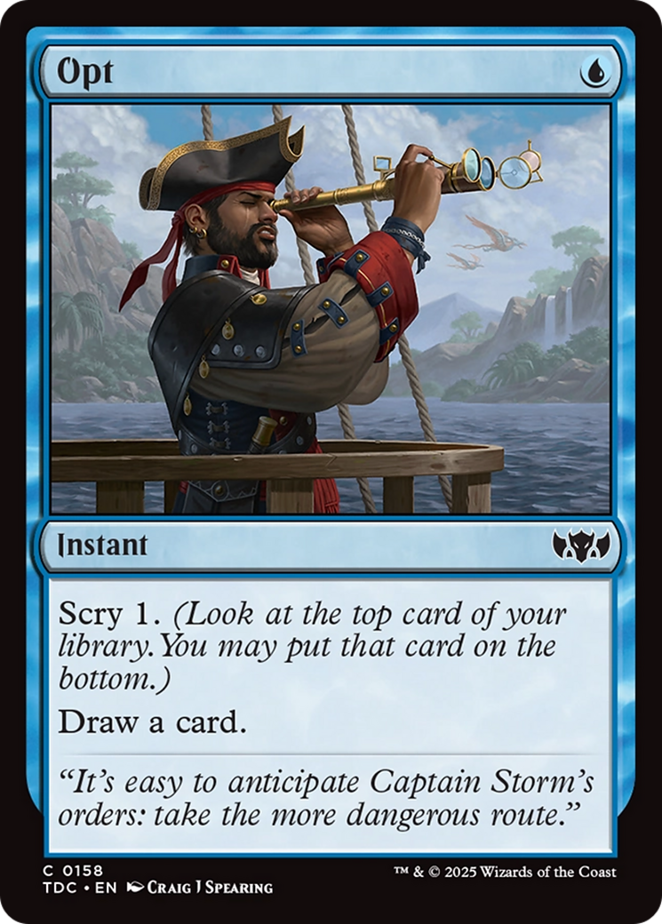 Opt [Tarkir: Dragonstorm Commander] | GrognardGamesBatavia
