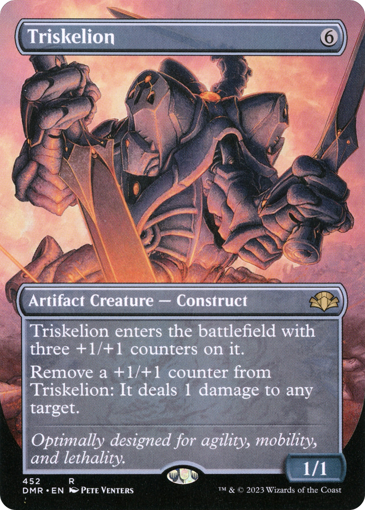 Triskelion (Borderless Alternate Art) [Dominaria Remastered] | GrognardGamesBatavia