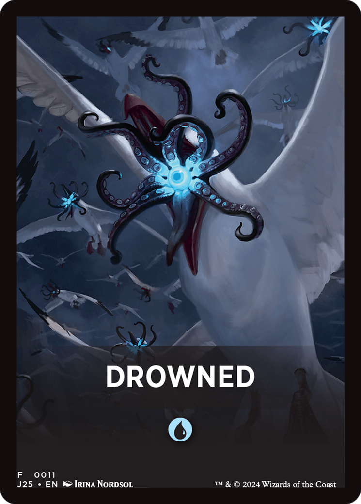 Drowned Theme Card [Foundations Jumpstart Front Cards] | GrognardGamesBatavia