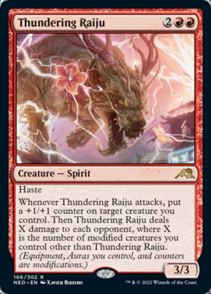 Thundering Raiju [Kamigawa: Neon Dynasty] | GrognardGamesBatavia