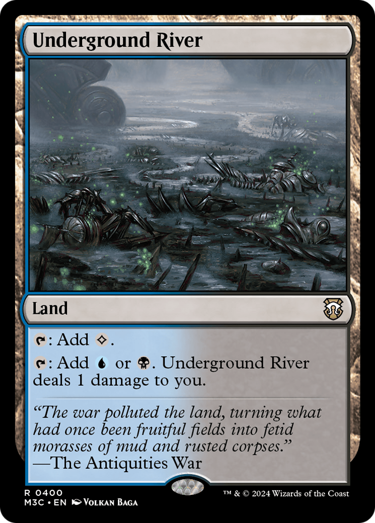 Underground River (Ripple Foil) [Modern Horizons 3 Commander] | GrognardGamesBatavia