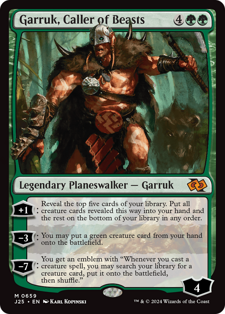 Garruk, Caller of Beasts [Foundations Jumpstart] | GrognardGamesBatavia