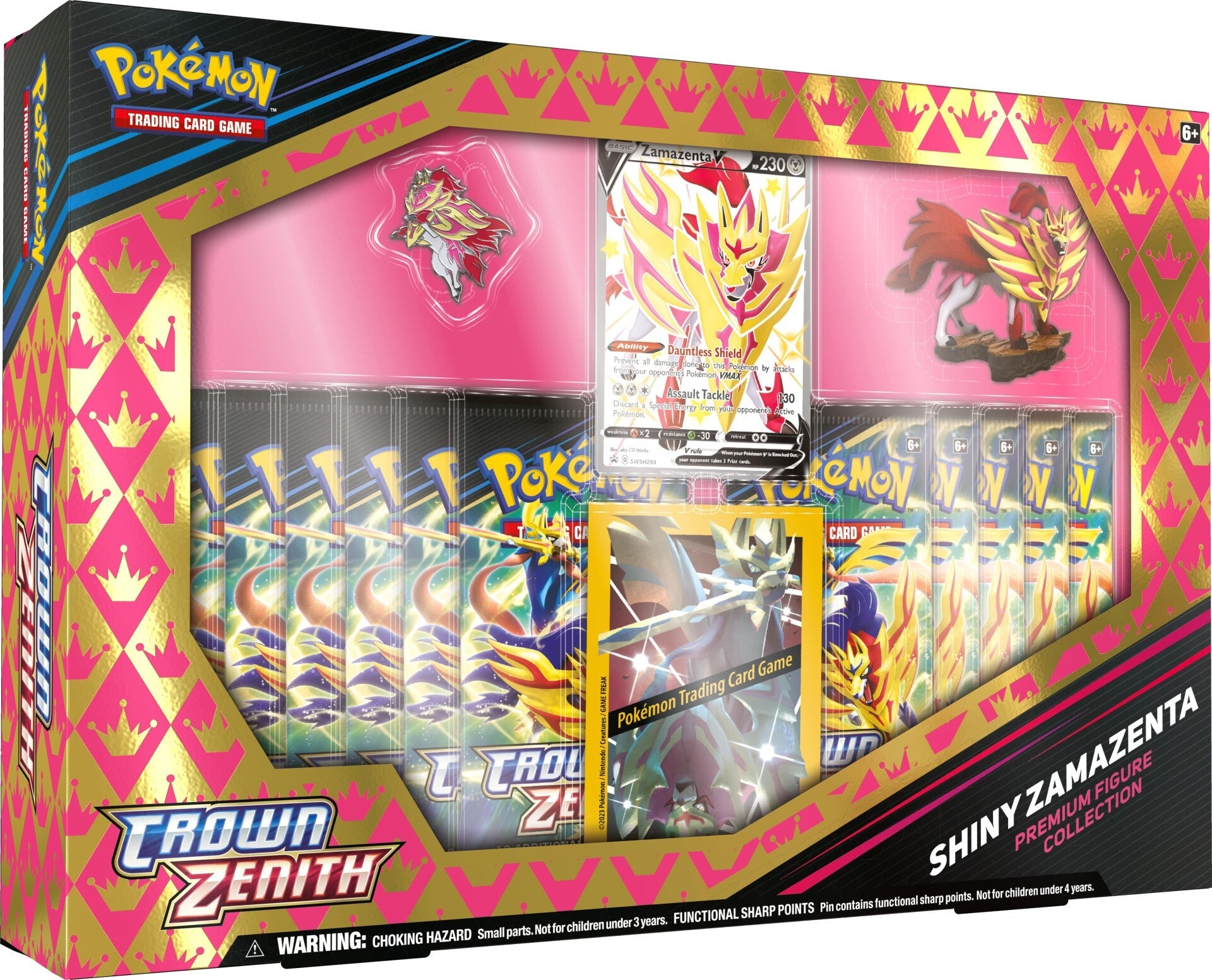 Sword & Shield: Crown Zenith - Premium Figure Collection (Shiny Zamazenta) | GrognardGamesBatavia