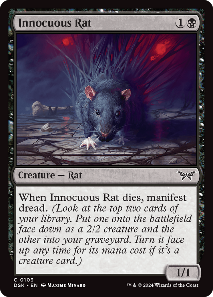 Innocuous Rat [Duskmourn: House of Horror] | GrognardGamesBatavia