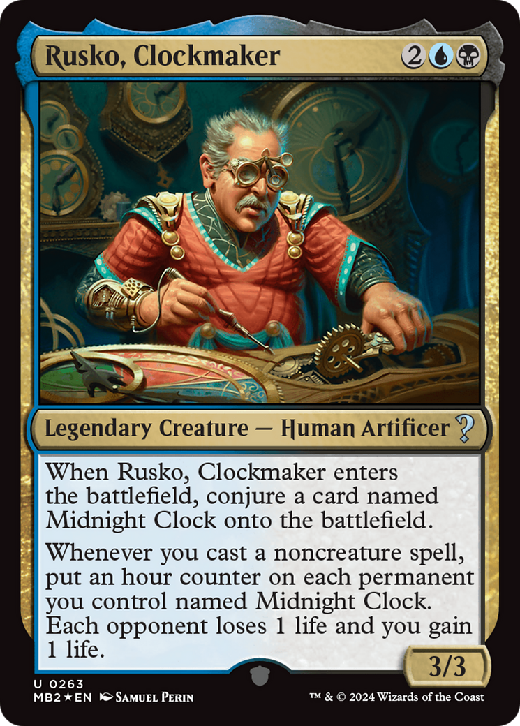 Rusko, Clockmaker [Mystery Booster 2] | GrognardGamesBatavia