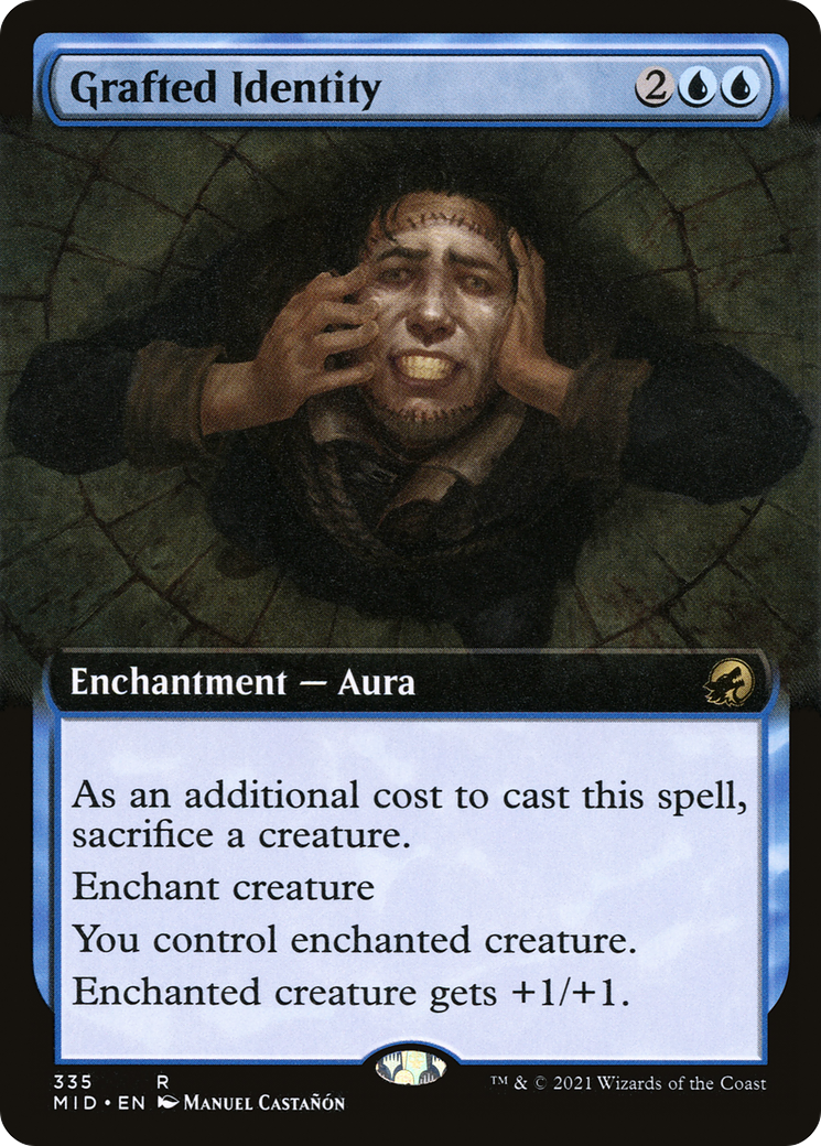 Grafted Identity (Extended Art) [Innistrad: Midnight Hunt] | GrognardGamesBatavia