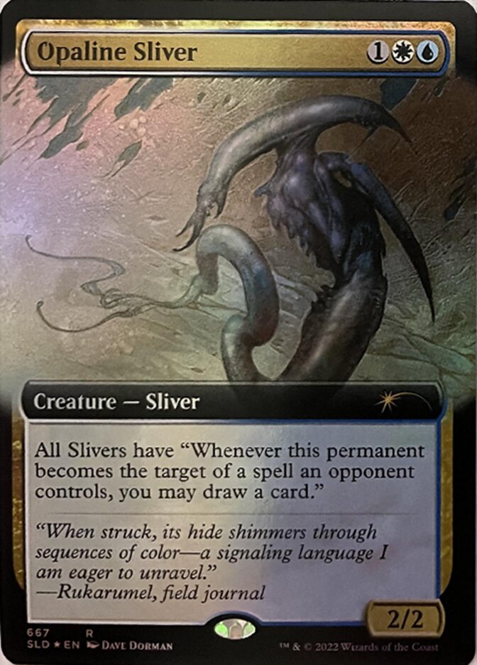 Opaline Sliver (Extended Art) [Secret Lair Drop Promos] | GrognardGamesBatavia