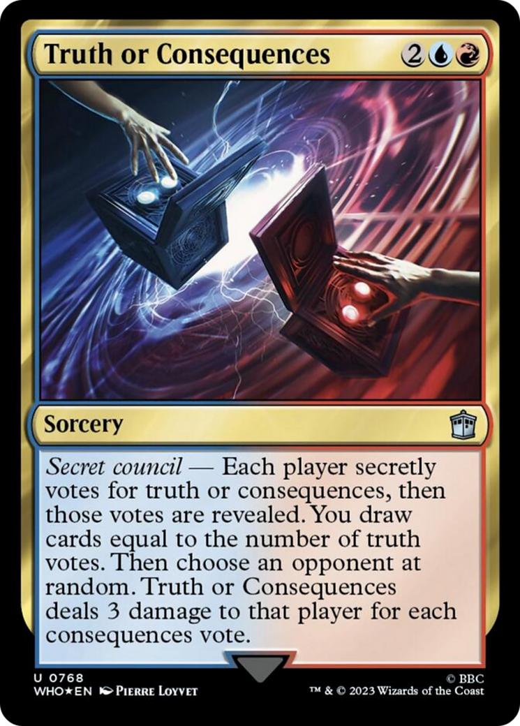 Truth or Consequences (Surge Foil) [Doctor Who] | GrognardGamesBatavia