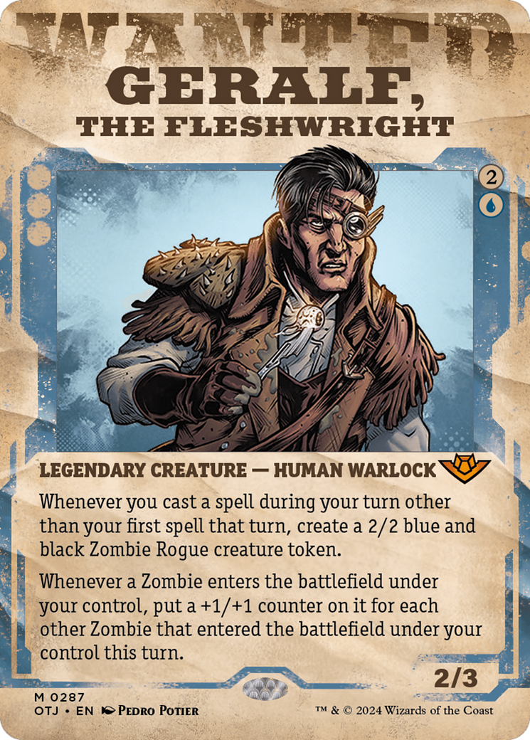 Geralf, the Fleshwright (Showcase) [Outlaws of Thunder Junction] | GrognardGamesBatavia