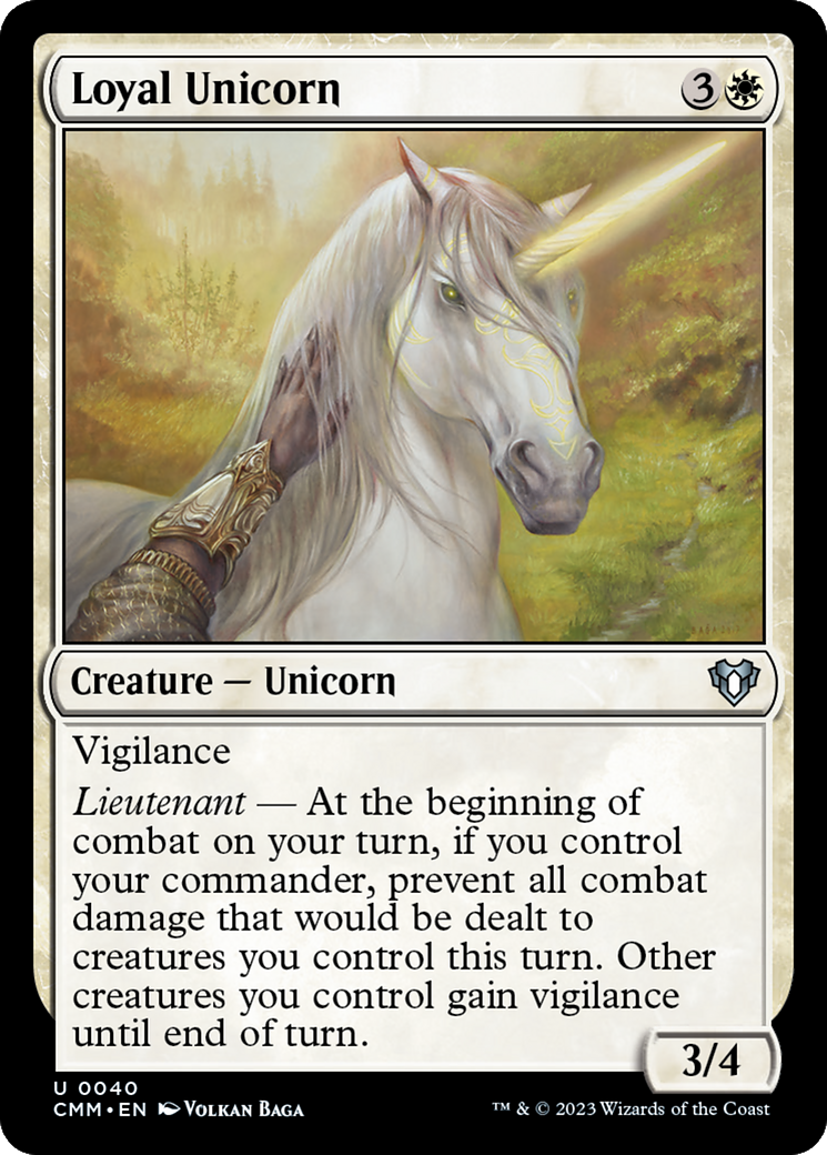 Loyal Unicorn [Commander Masters] | GrognardGamesBatavia