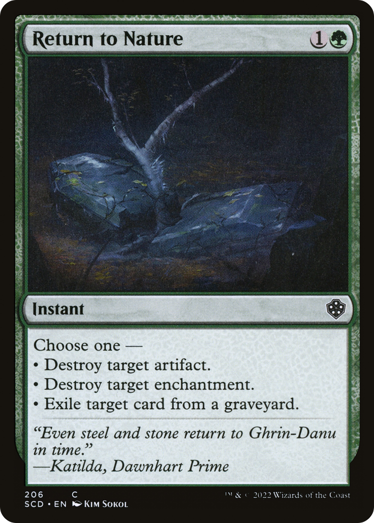 Return to Nature [Starter Commander Decks] | GrognardGamesBatavia
