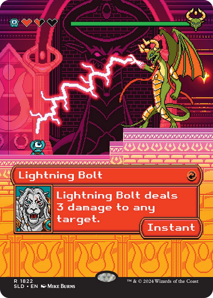 Lightning Bolt (1822) (Rainbow Foil) [Secret Lair Drop Series] | GrognardGamesBatavia