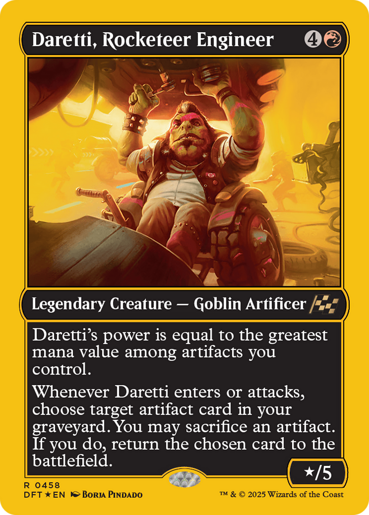 Daretti, Rocketeer Engineer (First-Place Foil) [Aetherdrift] | GrognardGamesBatavia