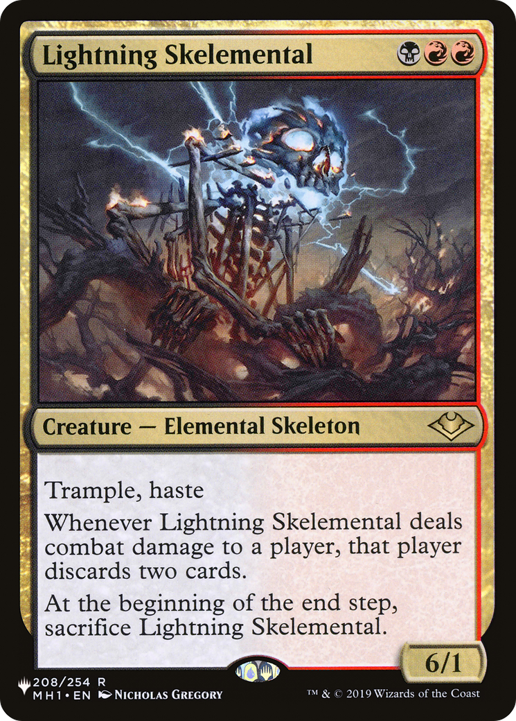 Lightning Skelemental [The List Reprints] | GrognardGamesBatavia