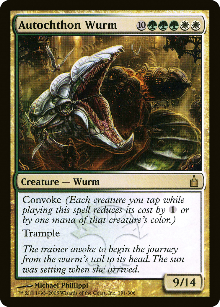 Autochthon Wurm [Ravnica: City of Guilds] | GrognardGamesBatavia