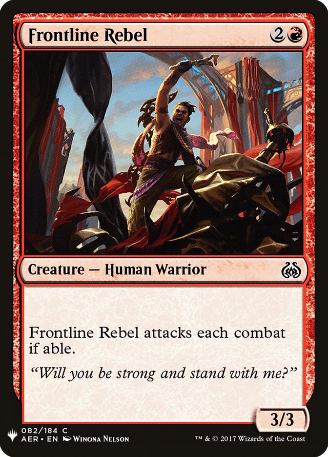 Frontline Rebel [Mystery Booster] | GrognardGamesBatavia