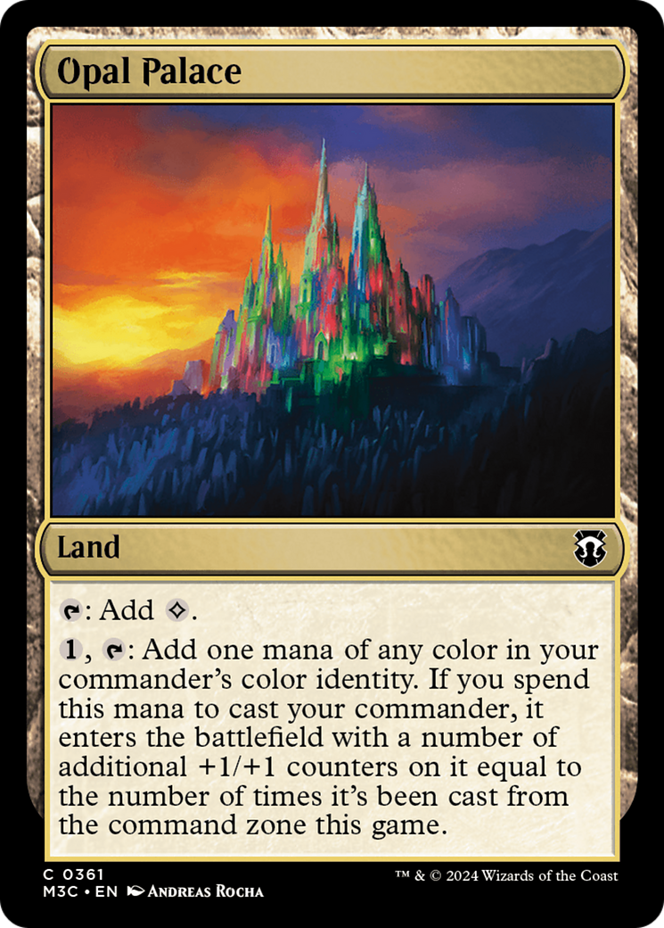 Opal Palace (Ripple Foil) [Modern Horizons 3 Commander] | GrognardGamesBatavia