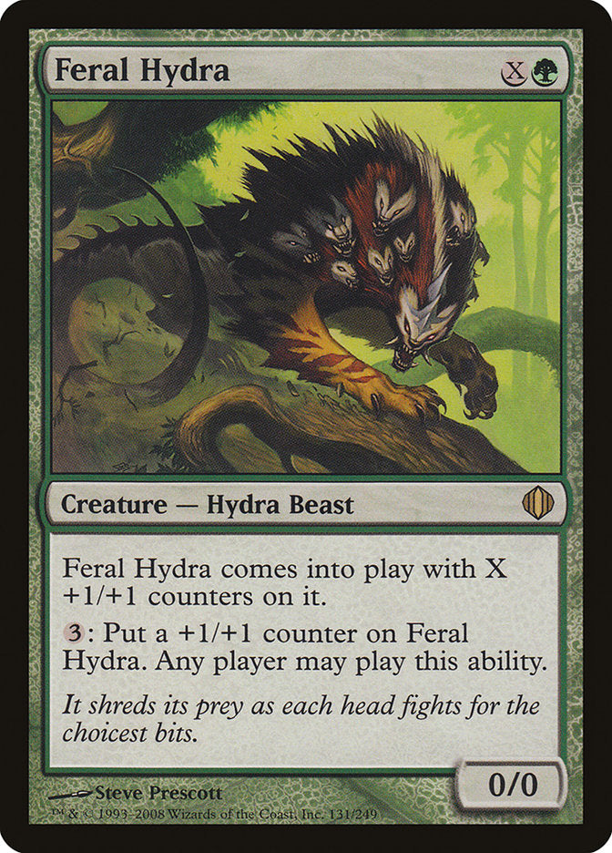 Feral Hydra (Oversized) [Oversize Cards] | GrognardGamesBatavia