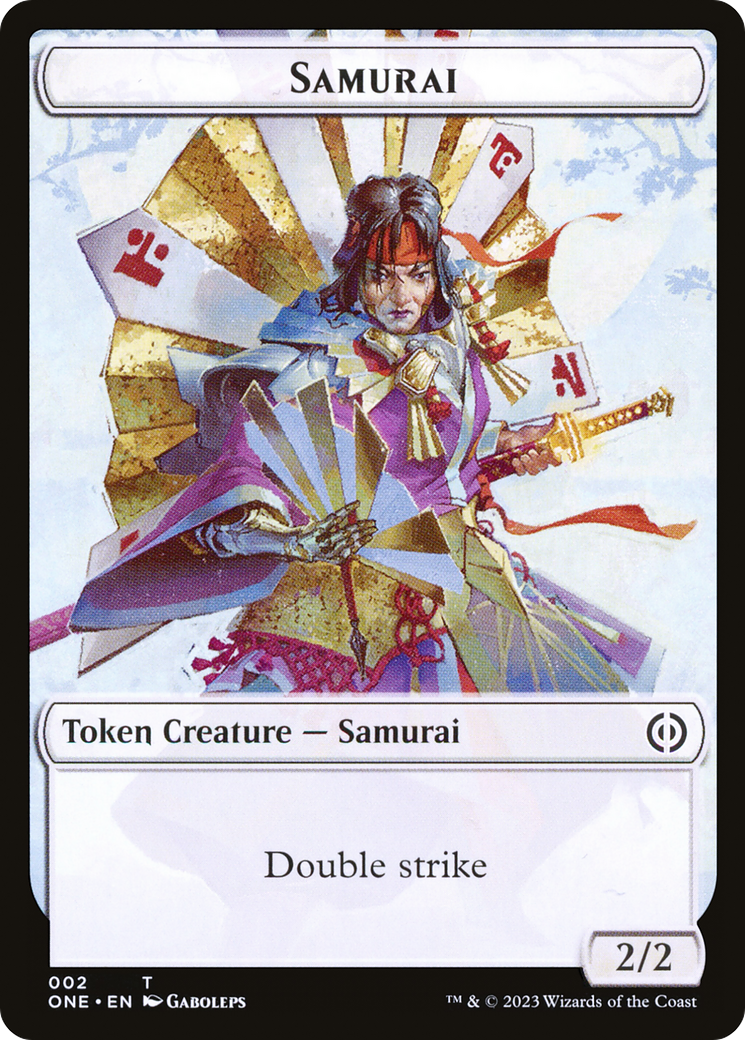 Samurai Token [Phyrexia: All Will Be One Tokens] | GrognardGamesBatavia