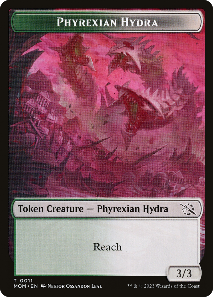 Phyrexian Myr // Phyrexian Hydra (11) Double-Sided Token [March of the Machine Tokens] | GrognardGamesBatavia