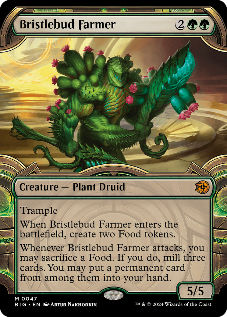 Bristlebud Farmer (Showcase) [Outlaws of Thunder Junction: The Big Score] | GrognardGamesBatavia