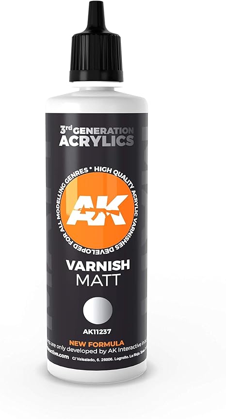 AK-Interactive 3rd Gen Matt Varnish 100ml | GrognardGamesBatavia