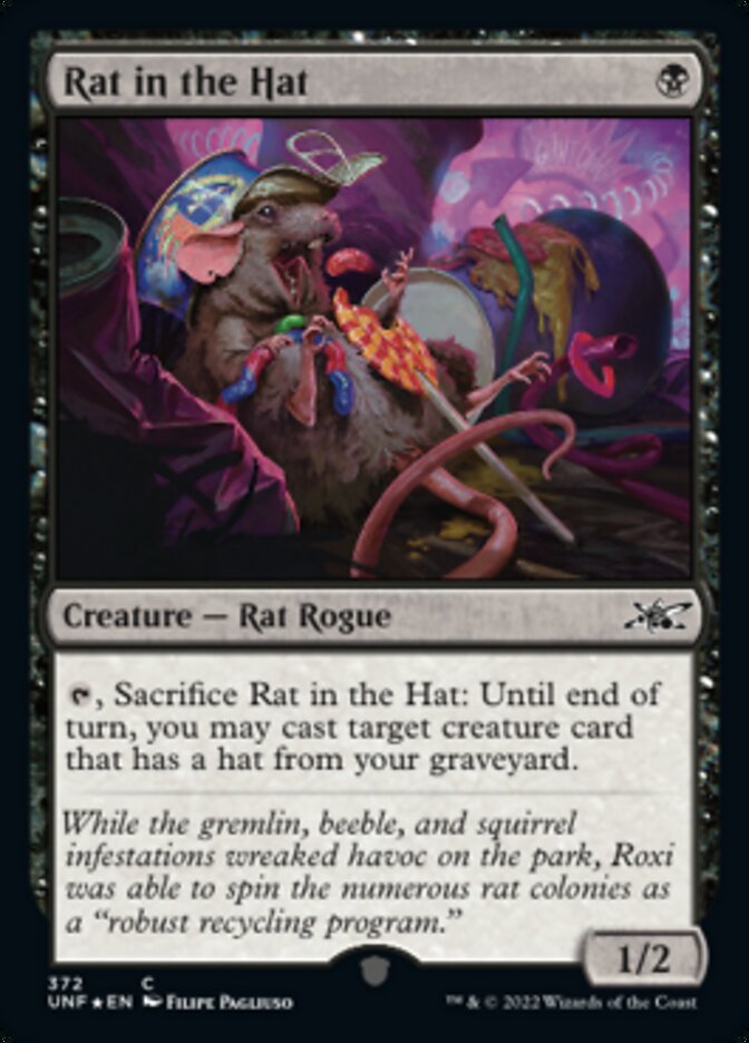 Rat in the Hat (Galaxy Foil) [Unfinity] | GrognardGamesBatavia