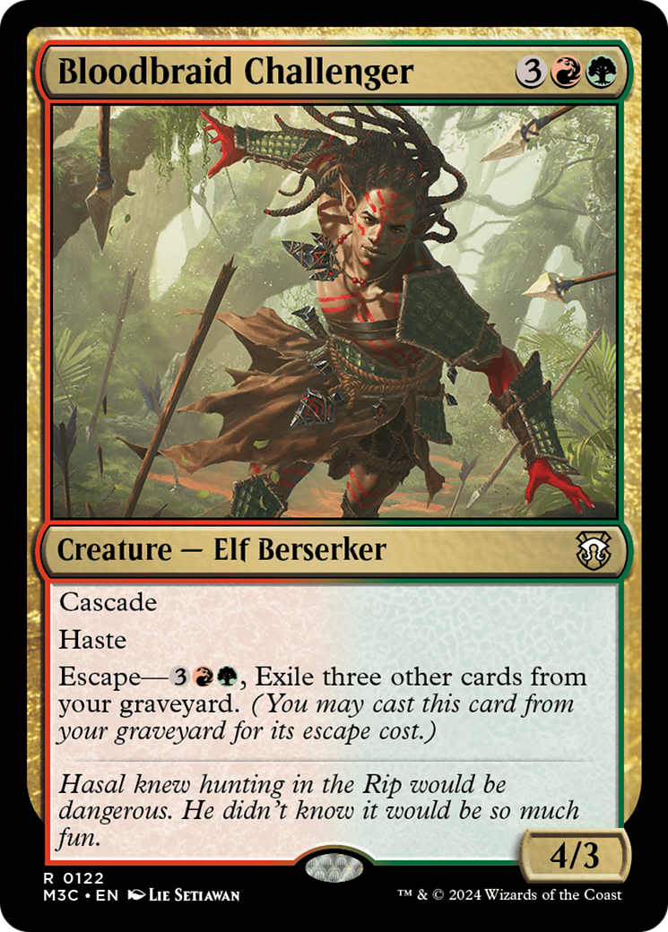 Bloodbraid Challenger [Modern Horizons 3 Commander] | GrognardGamesBatavia