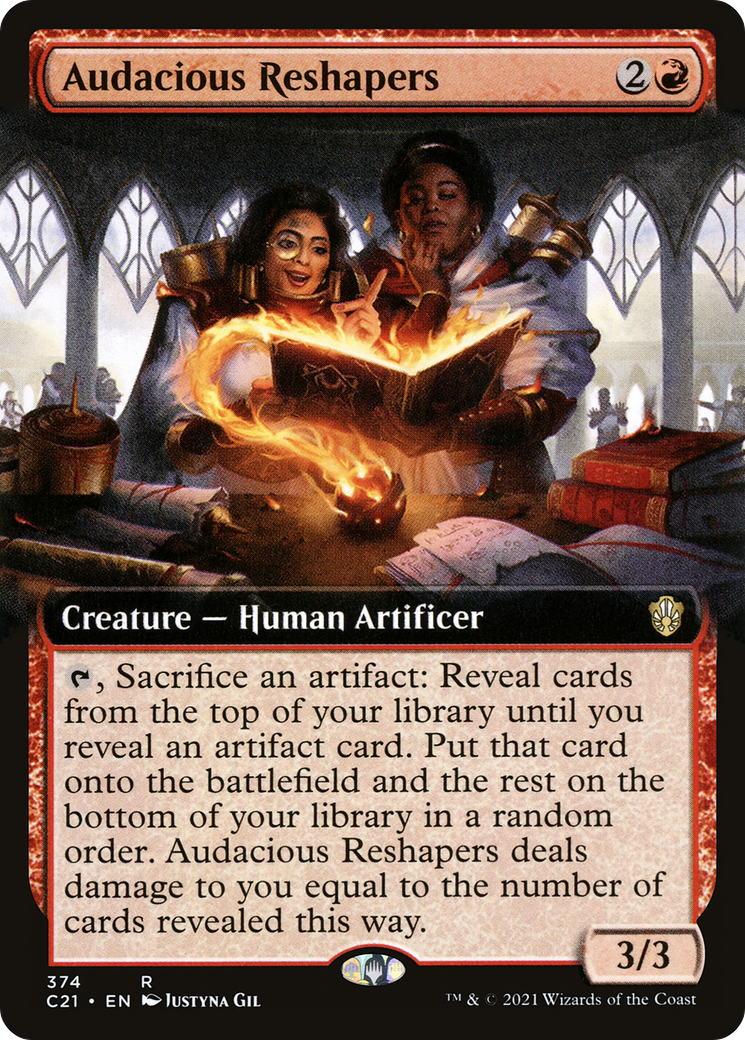 Audacious Reshapers (Extended Art) [Commander 2021] | GrognardGamesBatavia