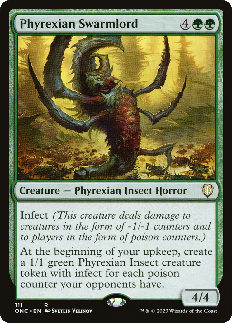 Phyrexian Swarmlord [Phyrexia: All Will Be One Commander] | GrognardGamesBatavia