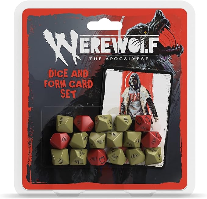 Werewolf: The Apocalypse 5th Edition Roleplaying Game Dice & Form -Card Set | GrognardGamesBatavia