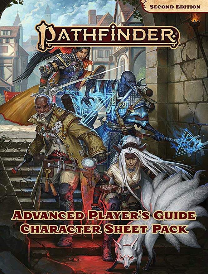 Pathfinder 2E Advanced Player's Guide Character Sheet Pack | GrognardGamesBatavia