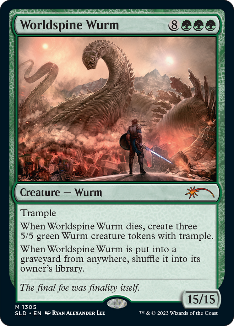 Worldspine Wurm [Secret Lair Drop Series] | GrognardGamesBatavia