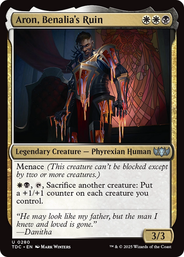 Aron, Benalia's Ruin [Tarkir: Dragonstorm Commander] | GrognardGamesBatavia
