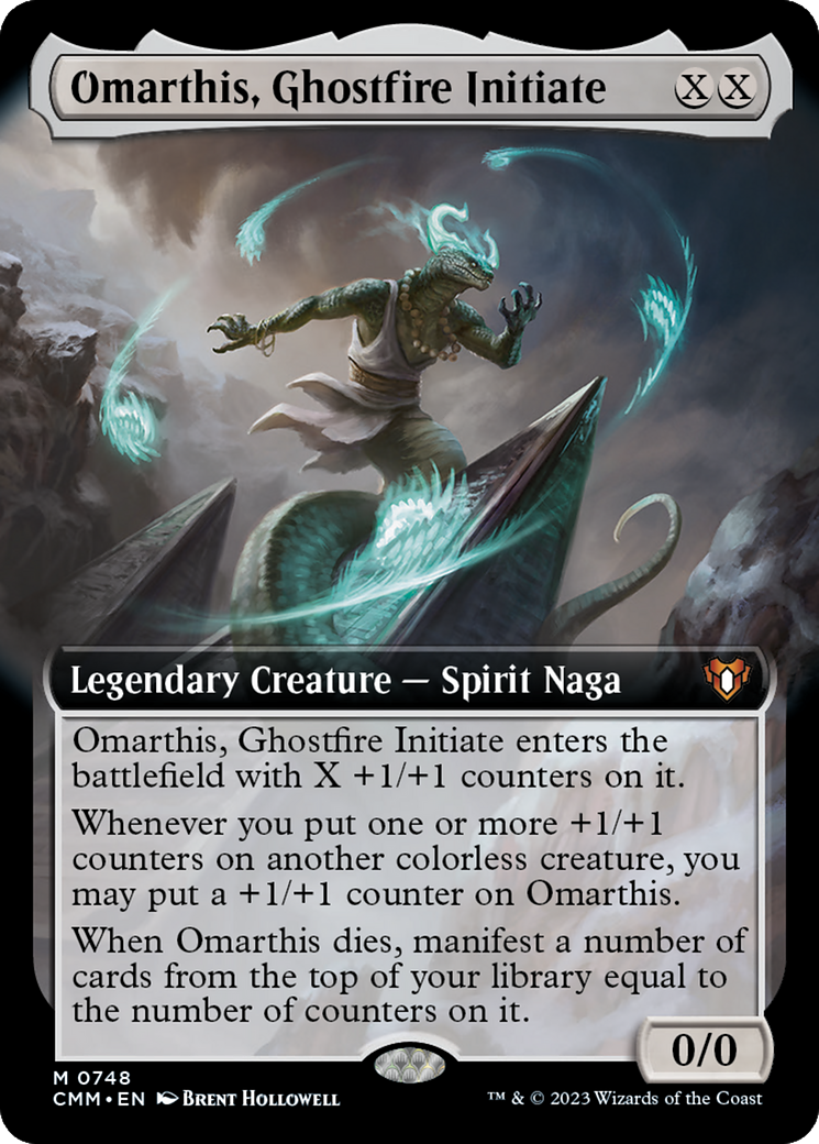 Omarthis, Ghostfire Initiate (Extended Art) [Commander Masters] | GrognardGamesBatavia