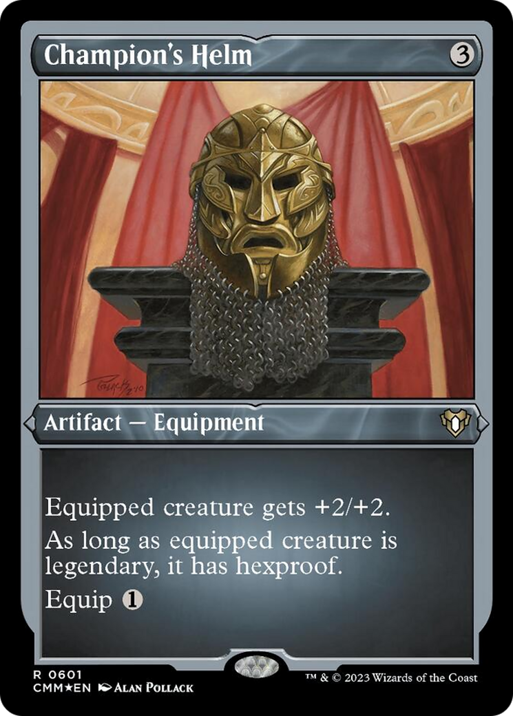 Champion's Helm (Foil Etched) [Commander Masters] | GrognardGamesBatavia