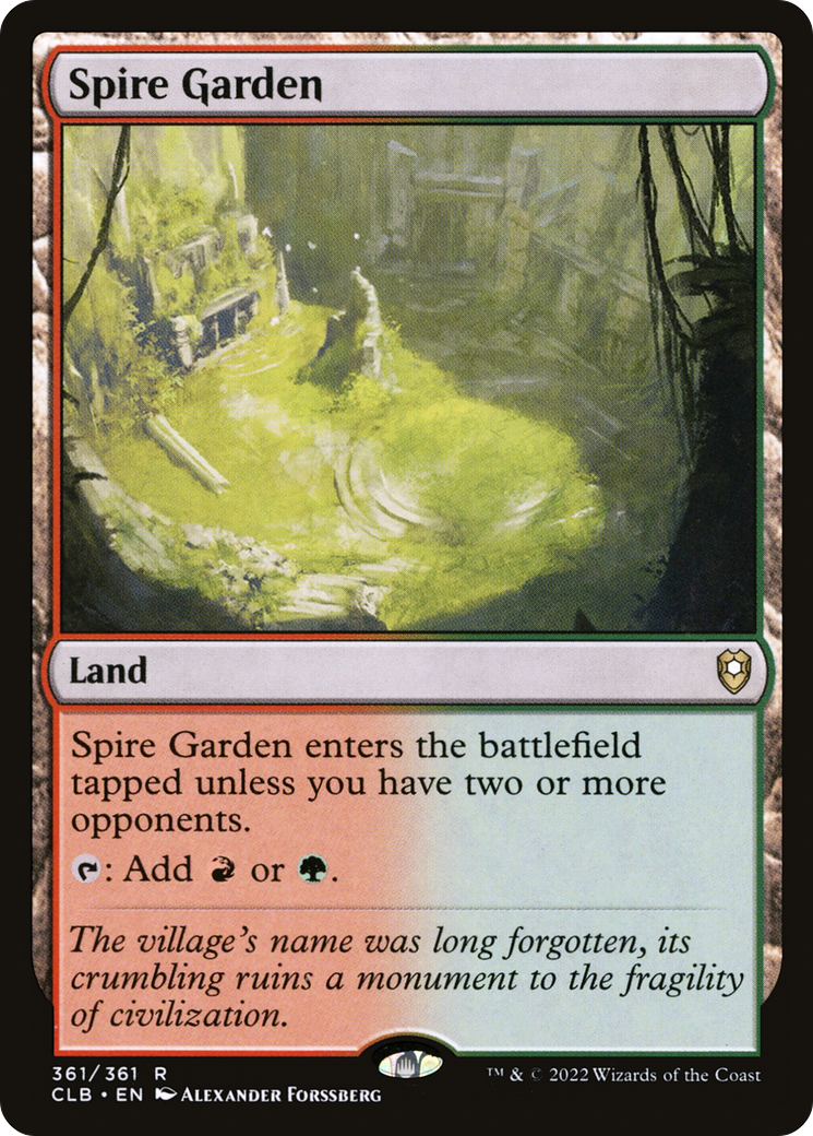 Spire Garden [Commander Legends: Battle for Baldur's Gate] | GrognardGamesBatavia