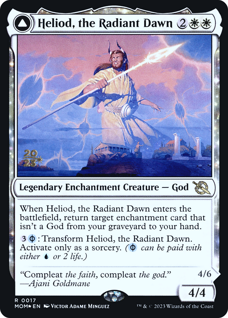 Heliod, the Radiant Dawn // Heliod, the Warped Eclipse [March of the Machine Prerelease Promos] | GrognardGamesBatavia