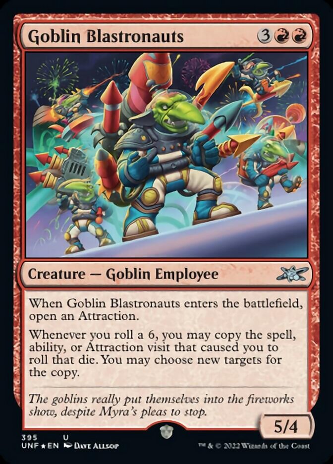 Goblin Blastronauts (Galaxy Foil) [Unfinity] | GrognardGamesBatavia