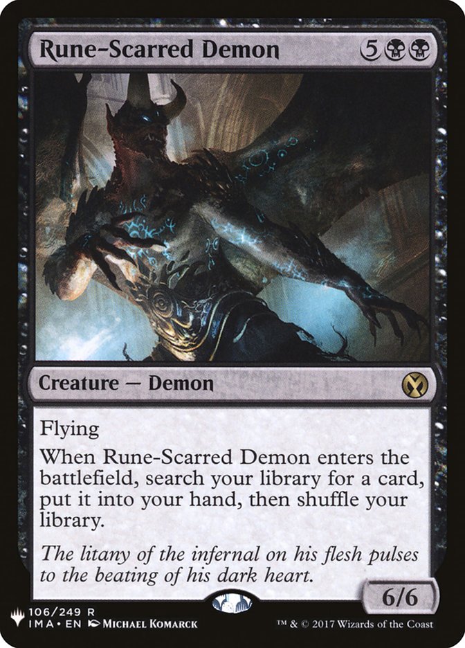 Rune-Scarred Demon [Mystery Booster] | GrognardGamesBatavia